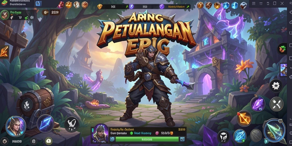 Tampilan gameplay seru dalam petualangan ARPG 88IDR.