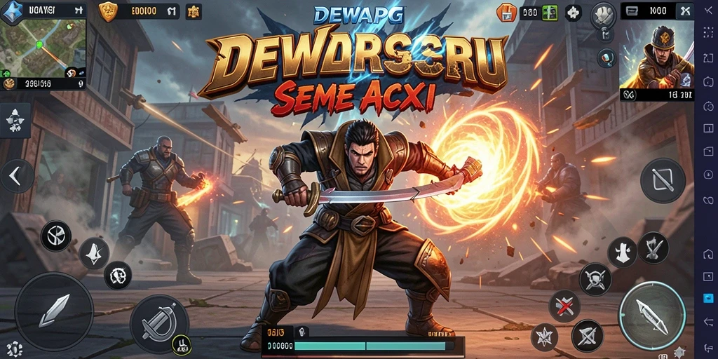Tangkapan layar DEWAPG menampilkan gameplay aksi yang mendebarkan.