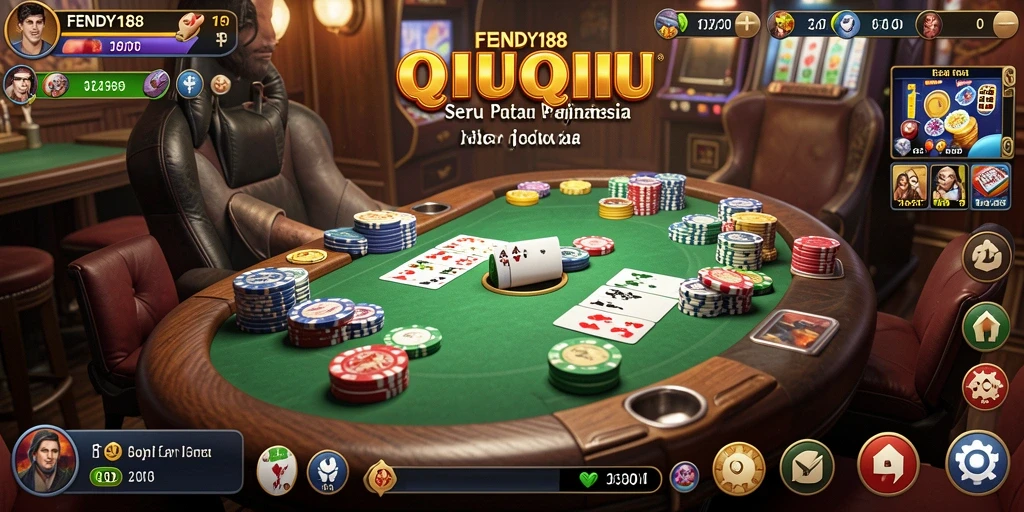 Screenshot FENDY188 menampilkan gameplay seru QiuQiu.