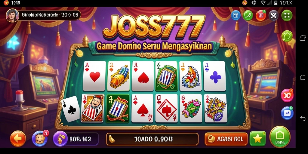 Tampilan gameplay seru di JOSS777 dengan visual yang memukau.