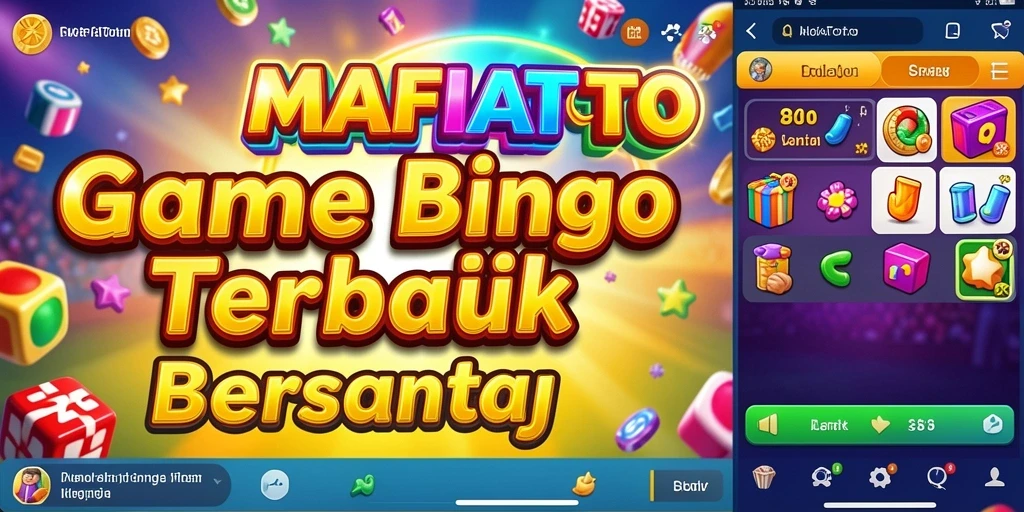 Screenshot MAFIATOTO menampilkan gameplay Bingo yang menarik.