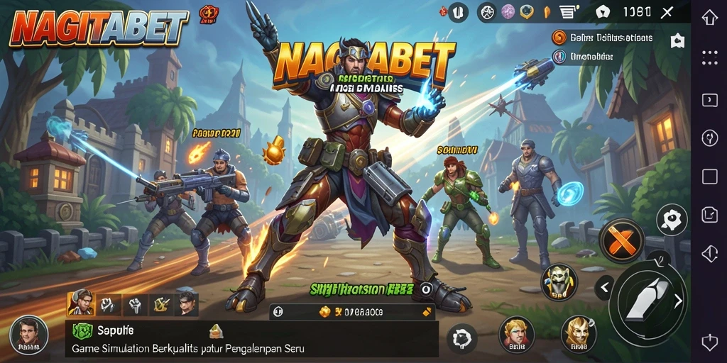 Tampilan gameplay NAGITABET yang menggugah selera pemain.